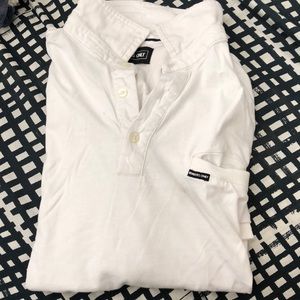 White members only polo